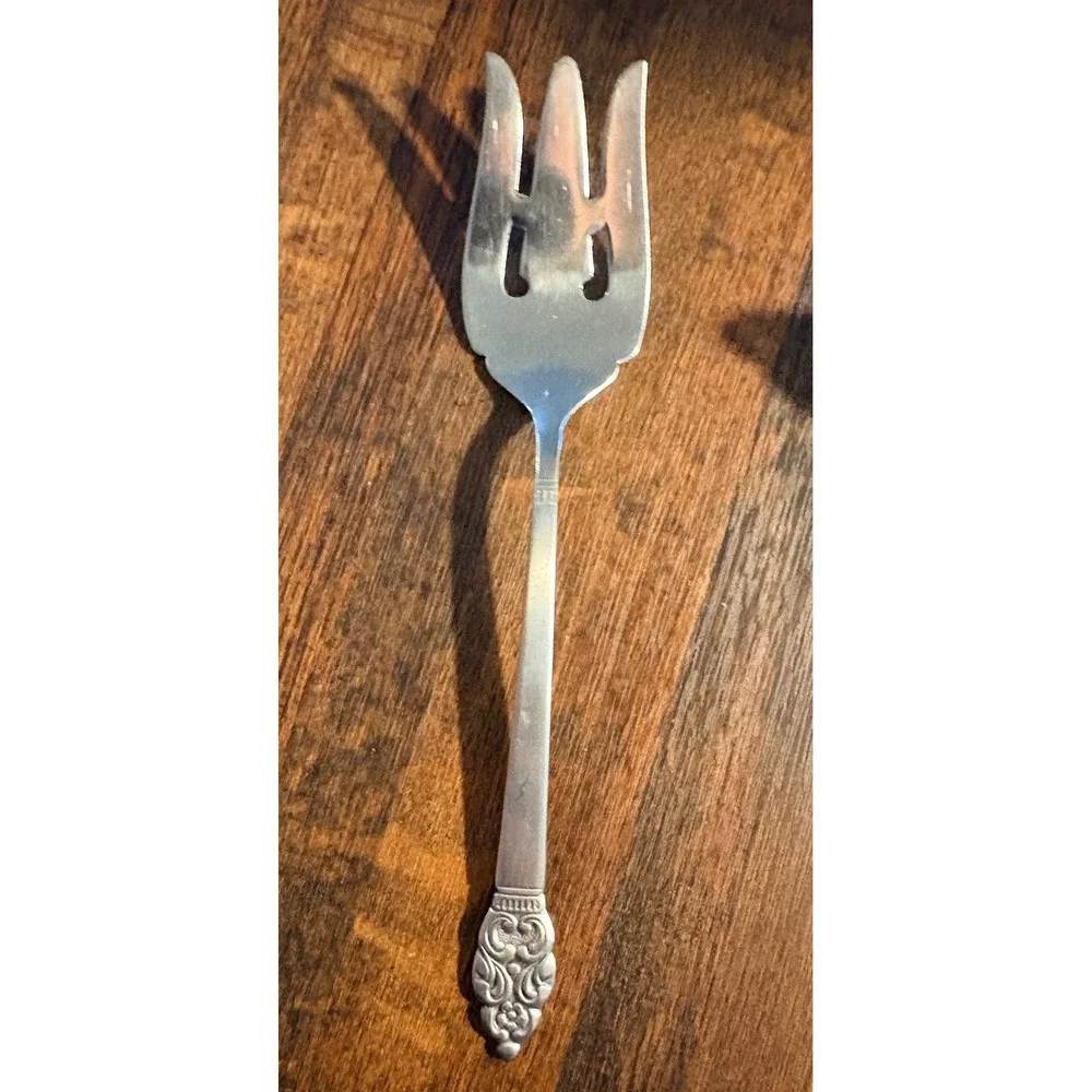 Oneida Community Stainless Affection Serving Set Ladle Pierced Spoon Meat Fork
